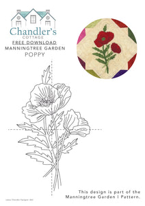 Manningtree Garden I - Poppy Template - Free Download