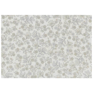 Melba - Small Floral - Ivory/Silver (0003-9)