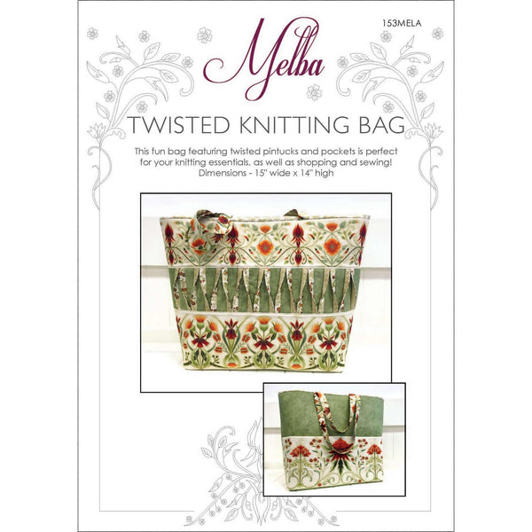 Melba Twisted Knitting Bag - 153MELA