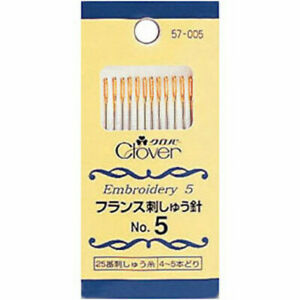 Clover - French Embroidery Needles No.5